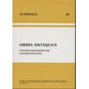Orbis Antiquus Studia filologiczne i patrystyczne