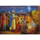 Kartka świąteczna nr 8 z piękną ozdabianą kopertą