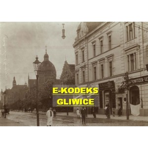 Katowice ul. Mickiewicza — Synagoga. Kattowitz O.S. przed 1918 r.
