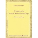 O pisarstwie Józefa Wereszczyńskiego. Wybrane problemy - ANNA SITKOWA