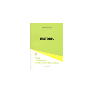 Historia Prace uczestników Studium Doktoranckiego, nr 9