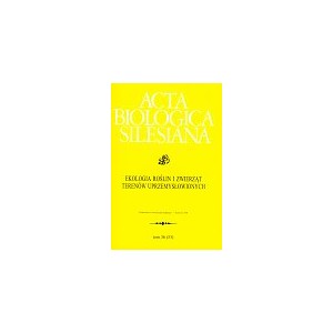 „Acta Biologica Silesiana”. T. 36/53: Ekologia roślin i zwierząt terenów uprzemysłowionych