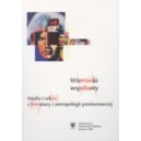 Wizerunki wspólnoty. Studia i szkice z literatury i antropologii porównawczej