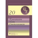 „Rusycystyczne Studia Literaturoznawcze”. T. 20: Z przemian gatunkowych w literaturze rosyjskiej XX i XXI wieku