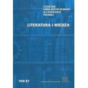 Literatura i wiedza Tom 87