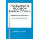 Modelowanie procesów ekonomicznych. Wybrane zagadnienia