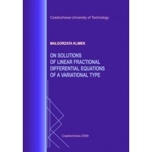 On solutions of linear fractional differential equations of a variational type - Małgorzata Klimek
