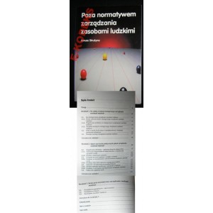 POZA NORMATYWEM  ZARZĄDZANIA ZASOBAMI LUDZKIMI Janusz Strużyna